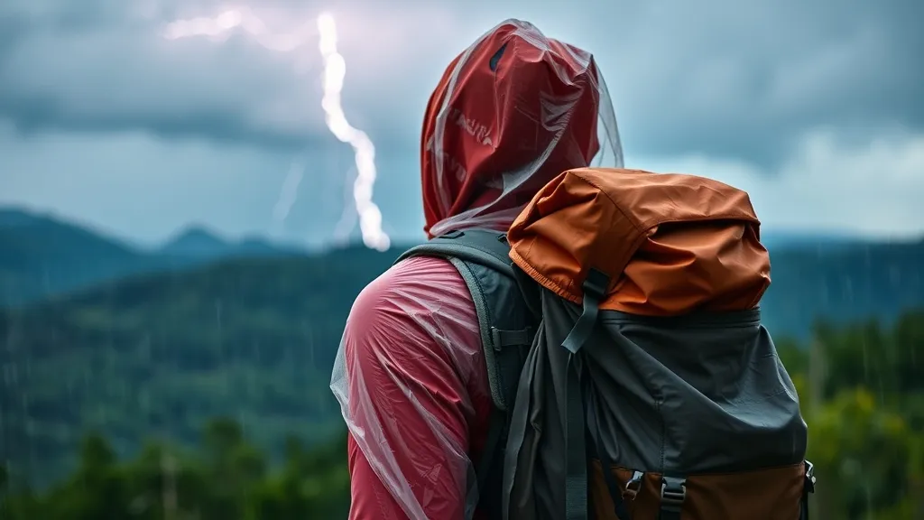 Matériel ultra léger pour trek sous pluie et orage : protection efficace sans surcharge