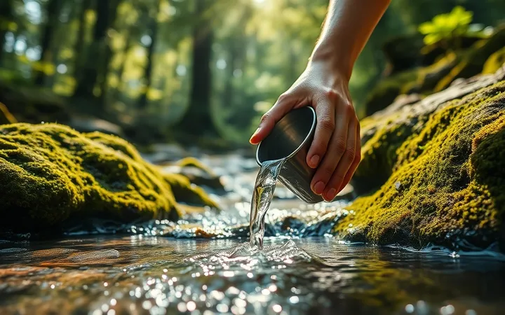 Trouver et Purifier Eau Potable en Randonnée : Le Guide Ultime Sans Kit de Survie 2026
