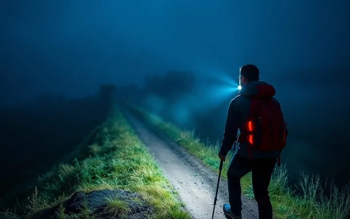 Randonner la nuit en France : sécurité, matériel d’éclairage et itinéraires tranquilles