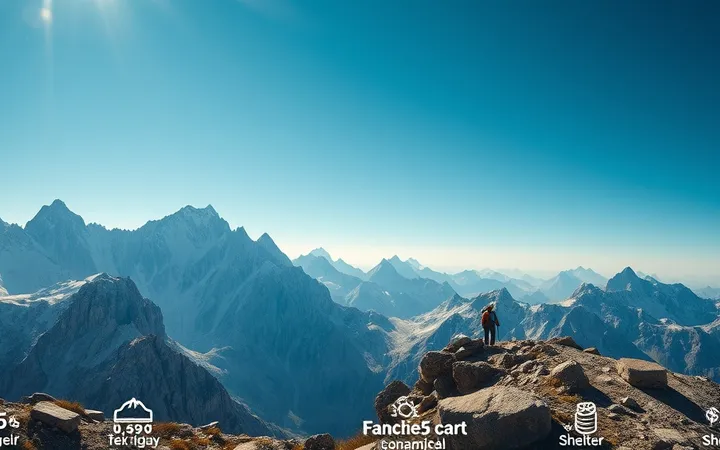 Budget Trek Alpin en Autonomie : Combien Coûte Vraiment une Semaine en Montagne (Estimation 2026)